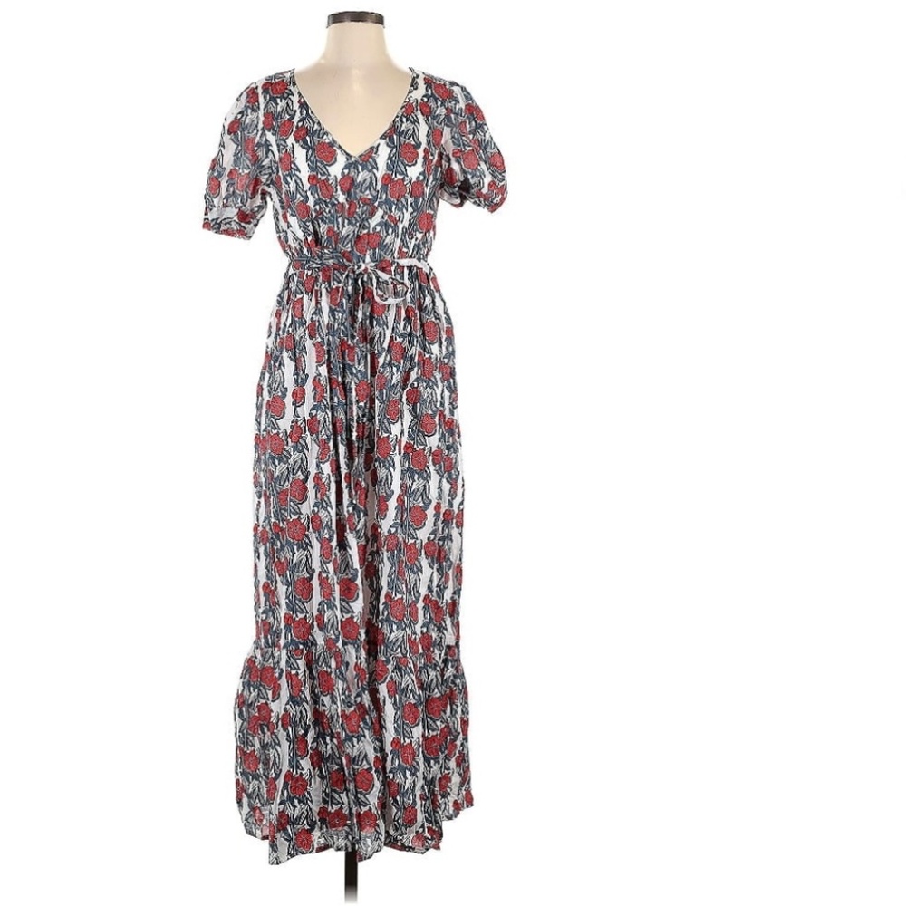 J. Crew Floral Maxi Dress Sz Small
